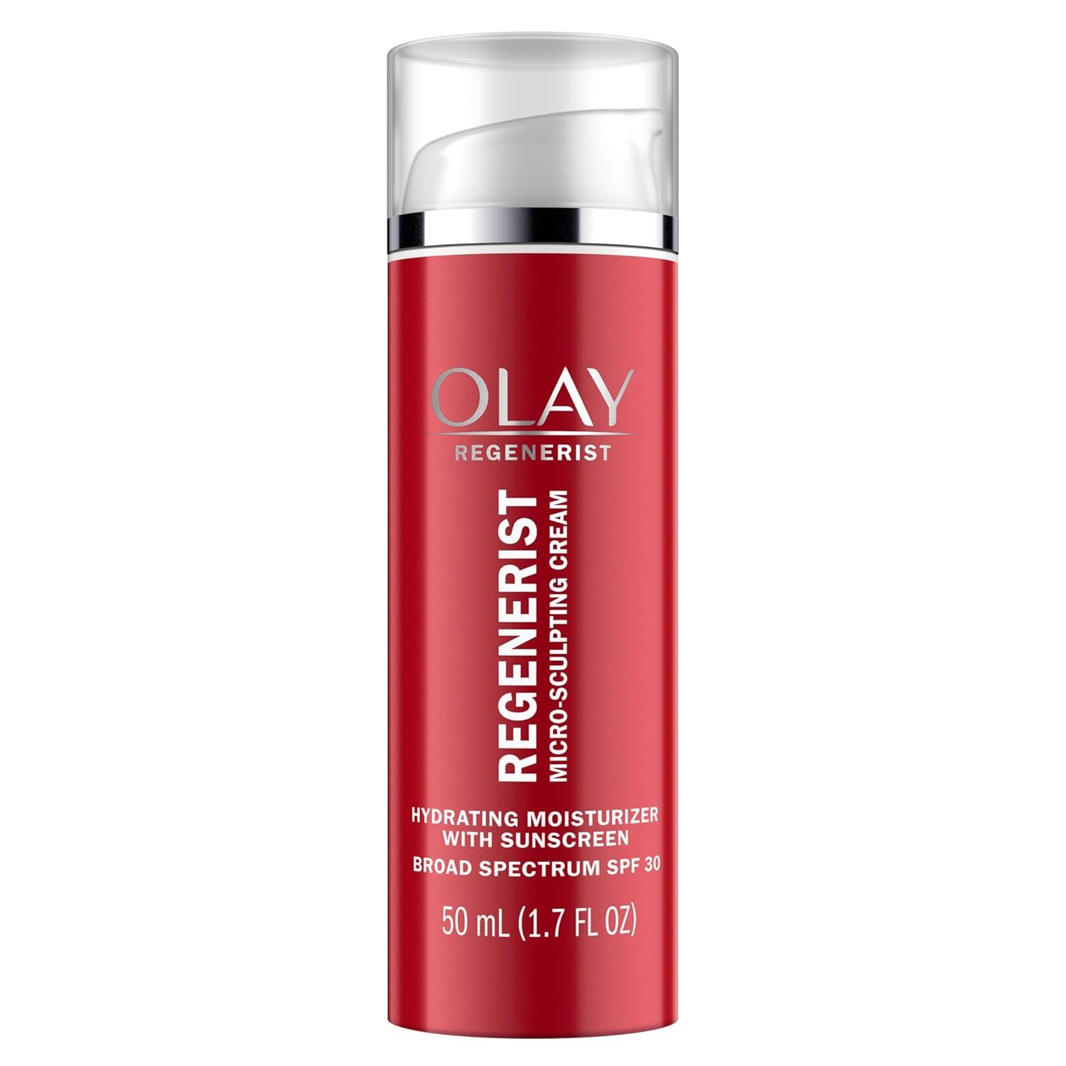 Face Moisturizer by Olay Regenerist Micro-Sculpting Cream Face Moisturizer with SPF 30 Broad Spectrum 1.7 oz